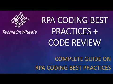 RPA Coding best