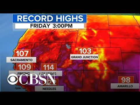 Record-breaking heat wave sweeps U.S.