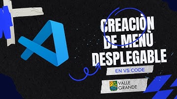 Creación de menu desplegable en VS Code