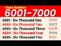 6001 To 7000 Numbers In Words In English 6000 7000 English Numbers With Spelling 6001 To 7000 Numbers In Words In English 6000 7000 English Numbers With Spelling