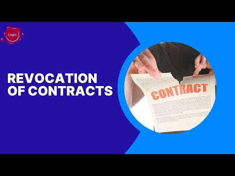 Revocation of Contracts | Legitt AI