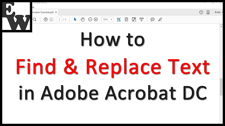 How to Find and Replace Text in Adobe Acrobat DC