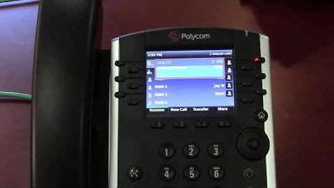 Tele-Data Solutions Training Video: Polycom VVX 400 - Retrieve A Held Call