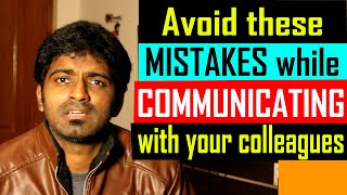 Job tips :Mistakes people do unknowingly while communicating with colleagues | telugu | Software lyf screenshot 3