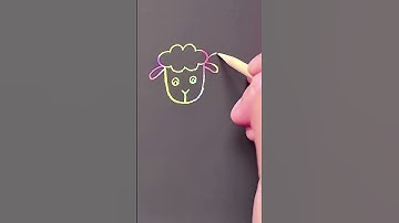 Easy Sheep Drawing