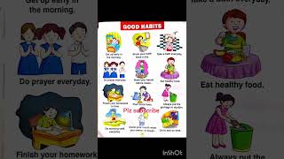 GOOD HABITS ll IN ENGLISH ll WITH PICTURES