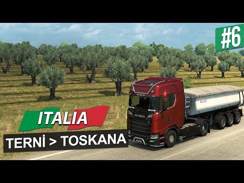 İtalya DLC - Terni'den Toskana'ya... - Euro Truck Simulator 2