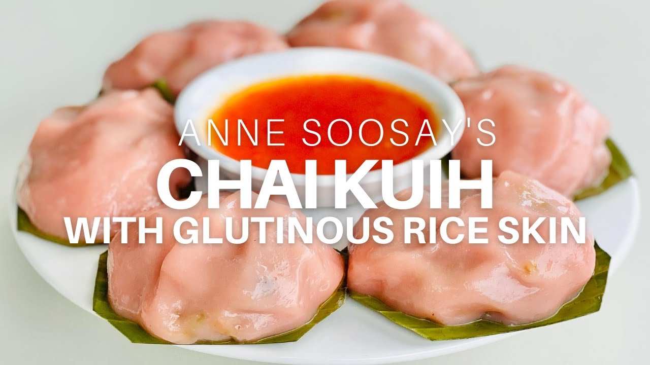 How to make Chai Kuih / Chye Kueh Made with a glutinous rice skin