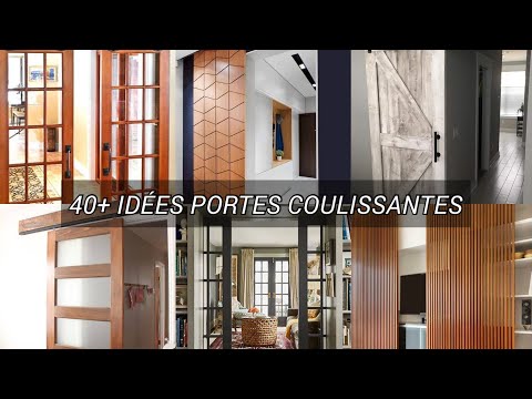 Vidéo: Portes Intérieures Coulissantes - Idée élégante Et Moderne