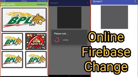 Button Icon/Logo Online Change Google Firebase Very Useful Trick kodular,thunkable,appybuilder part1