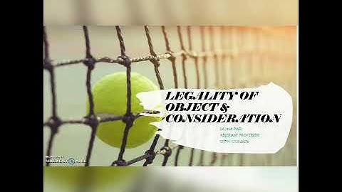 Legal Objects & Consideration//Business Regulations part 8//Indian contact Act1872//BBA BCOM