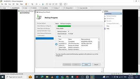 How to backup Windows server 2019 with one time server backup(Server backup ပြုလုပ်နည်း)