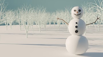 Creating a Snowman in Blender