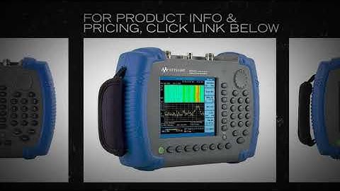 Agilent Keysight N9343C Handheld Spectrum Analyzer