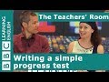 The Teachers Room: Writing a simple progress test