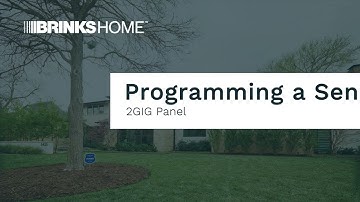 Brinks Home 2GIG GC2 Panel - Programming a Sensor