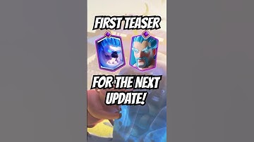 🚨❄️ FIRST TEASER for THE NEW UPDATE! DID WE GET A FROZEN HERO? #clashroyale