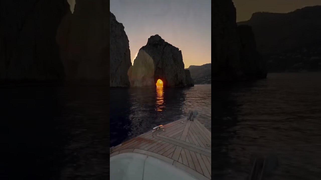 This Sunset Boat Ride Around Capri Will Change Your Life! Magical Faraglioni Views✨🌅 