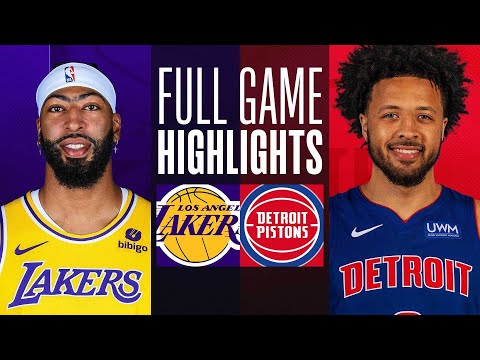 Game Recap: Lakers 133, Pistons 107