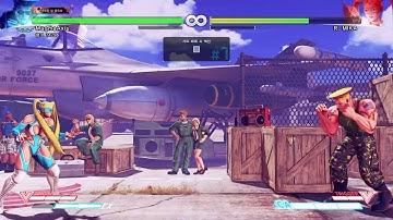SFV Guile Reverse Sonic Hurricane #1 (With Leftside Character)