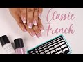 Timeless Classic French Manicure Tutorial with Nail Stamping - Maniology LIVE!