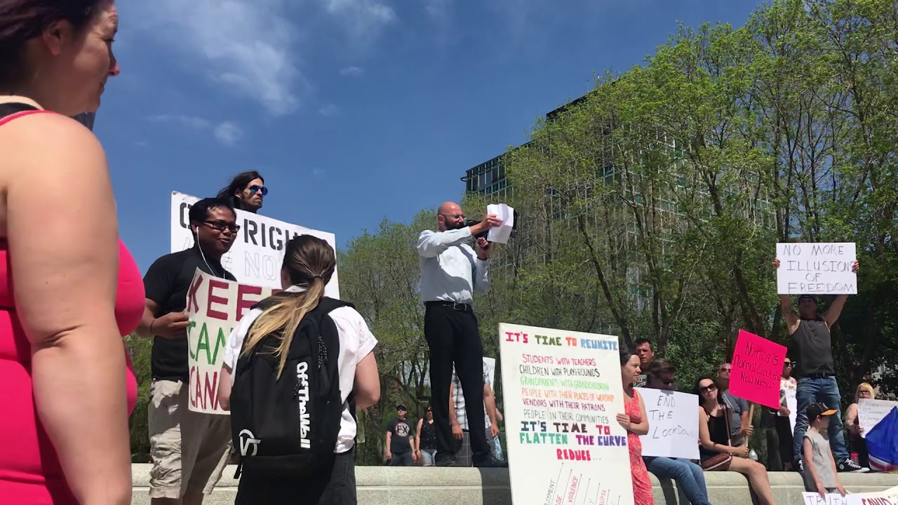 We Demand Answers - Rally at the Edmonton Legislature - YouTube