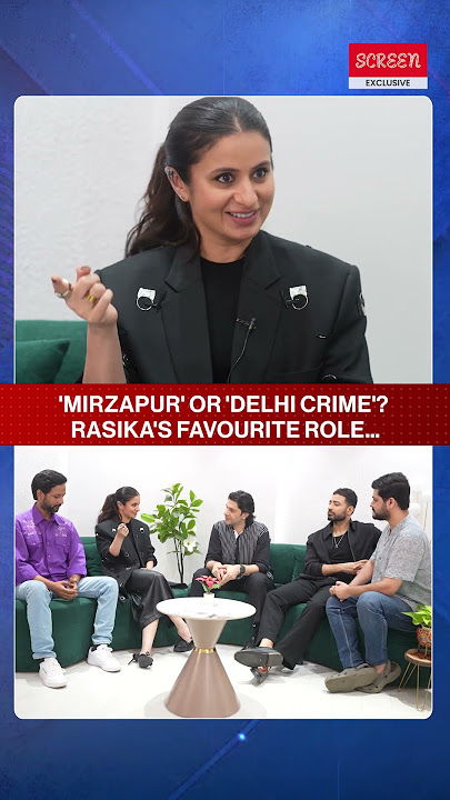 'Mirzapur' Or 'Delhi Crime'? Rasika Dugal Picks Her Favourite Character | Screen | #shorts