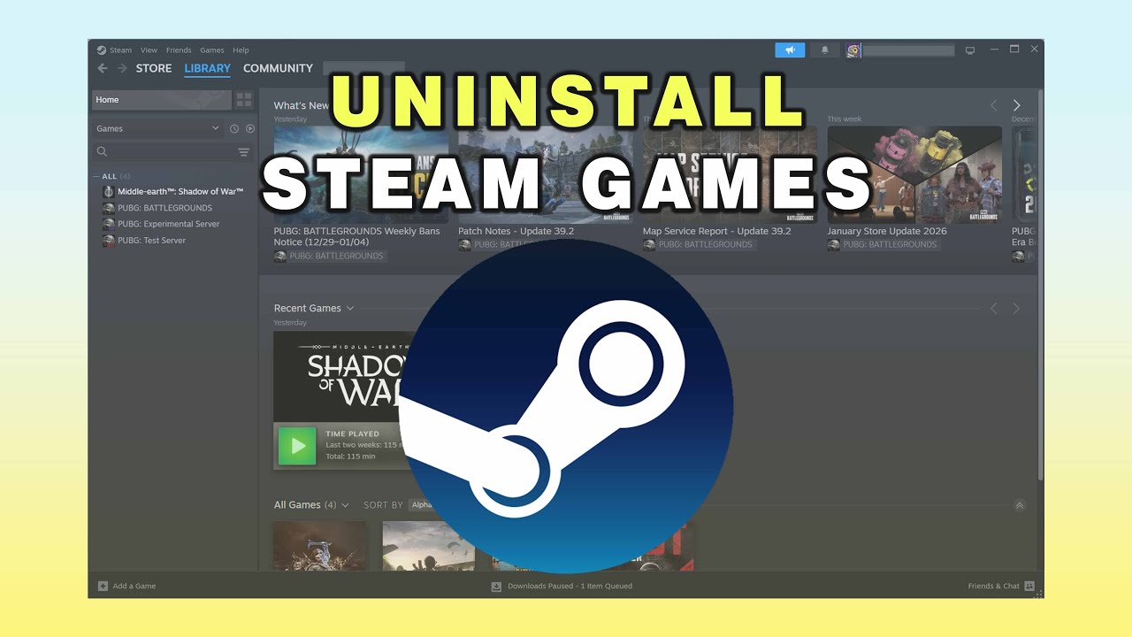 How To Completely Uninstall Steam Games 2026 YouTube Maxresdefault