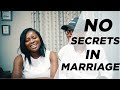 SECRETS we kept from each other before marriage