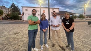 La bandera de España vuelve a ondear en Peñarroya-Pueblonuevo tras la denuncia de VOX