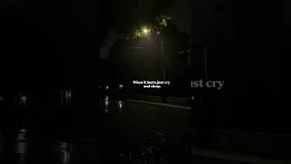 When It Hurts, Just Cry and Sleep 💔🥺 | Emotional Quotes About Life