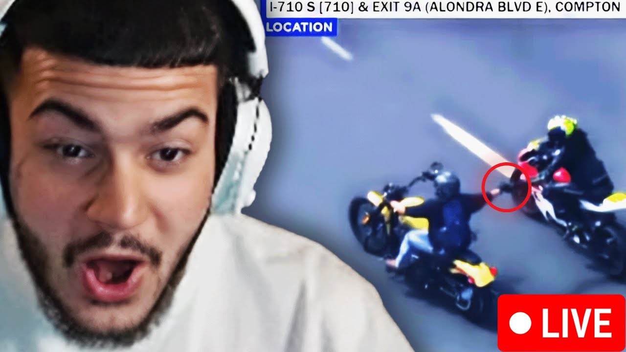 LIVE VERFOLGUNGSJAGD AUF MOTORRAD | BIKER GANG WILL MICH PACKEN | Rohaze