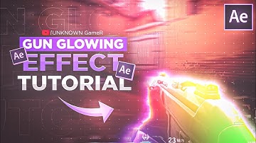 How To Create Gun Glowing Effect For Valorant Montage | Saber Effect | After Effect Tutorial