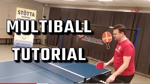 HOW TO DO MULTIBALL | table tennis & ping pong tutorials | advanced level