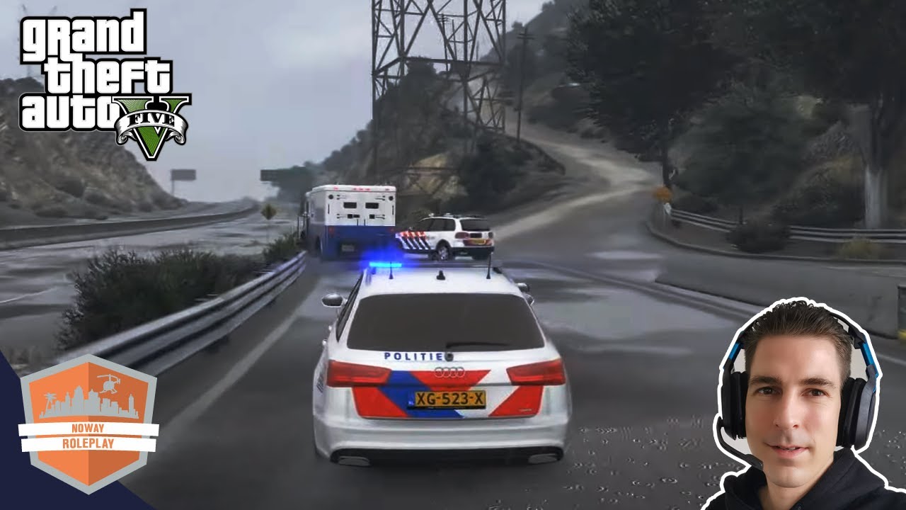 Waardetransportauto gestolen - Politie in achtervolging - GTA FIVEM ROLEPLAY NOWAY