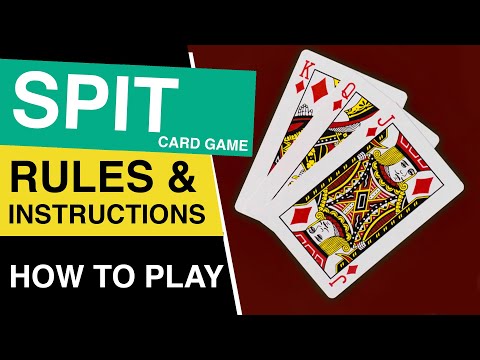 How to Play Spit Card Game : SPIT Game Complete Rules and Instructions