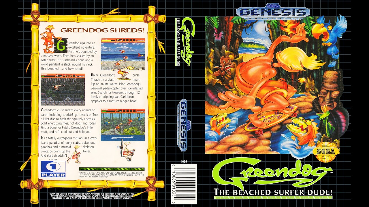 SEGA Genesis Music] Greendog - Full Original Soundtrack OST - YouTube