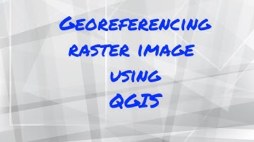 Qgis 3.10 tutorial || How to Georeference a raster image ( part - 1) ||  eclassroom