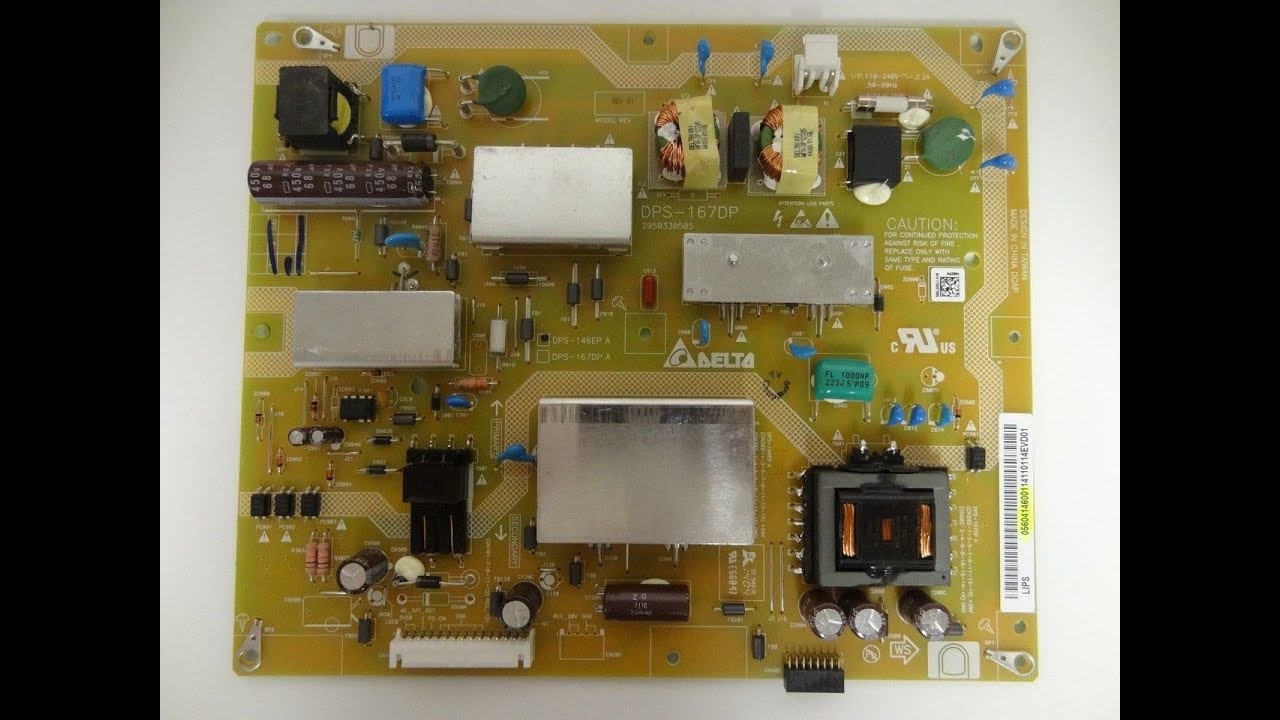 Troubleshooting a Failed Vizio E480i-B2 (Delta) Power Supply Board