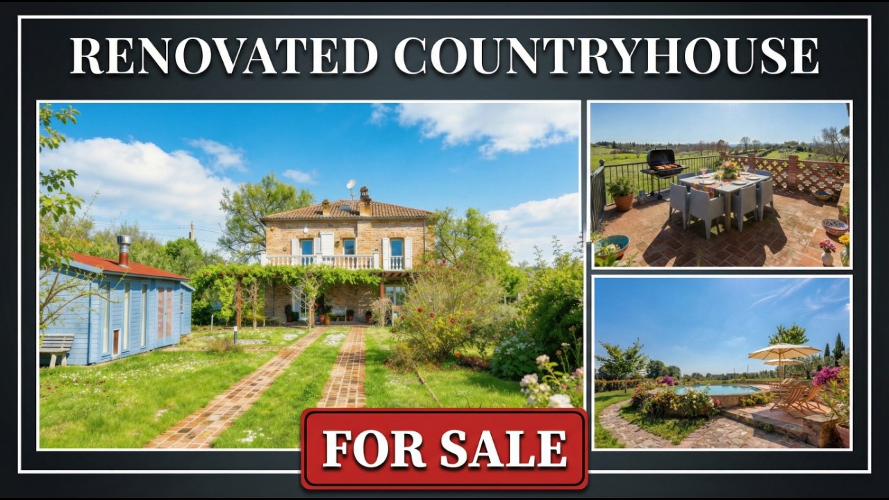 Загородный дом на продажу в Тоскане, Италия | Проект с частным парком и бассейном | Manini Real E...