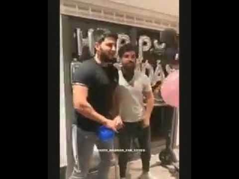 شوفو كريم وغيث يغنون بالهليوم ضحك غيث مروان كريم الديب