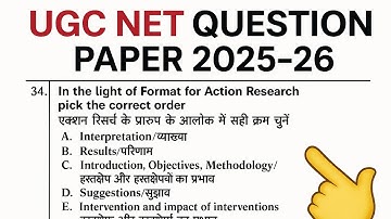UGC Net 2025 Previous Year Question Paper PYQ | UGC NET PAPER 1 Question Paper with Answer key