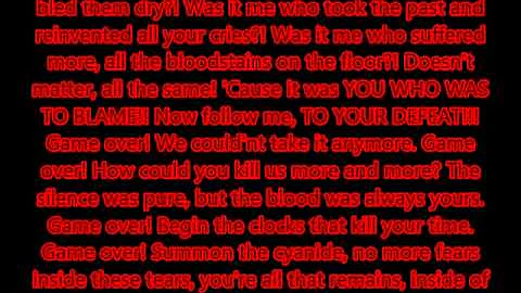 DAGames - "Game Over (FNAF 4 Song)" (Unofficial Lyric Video)