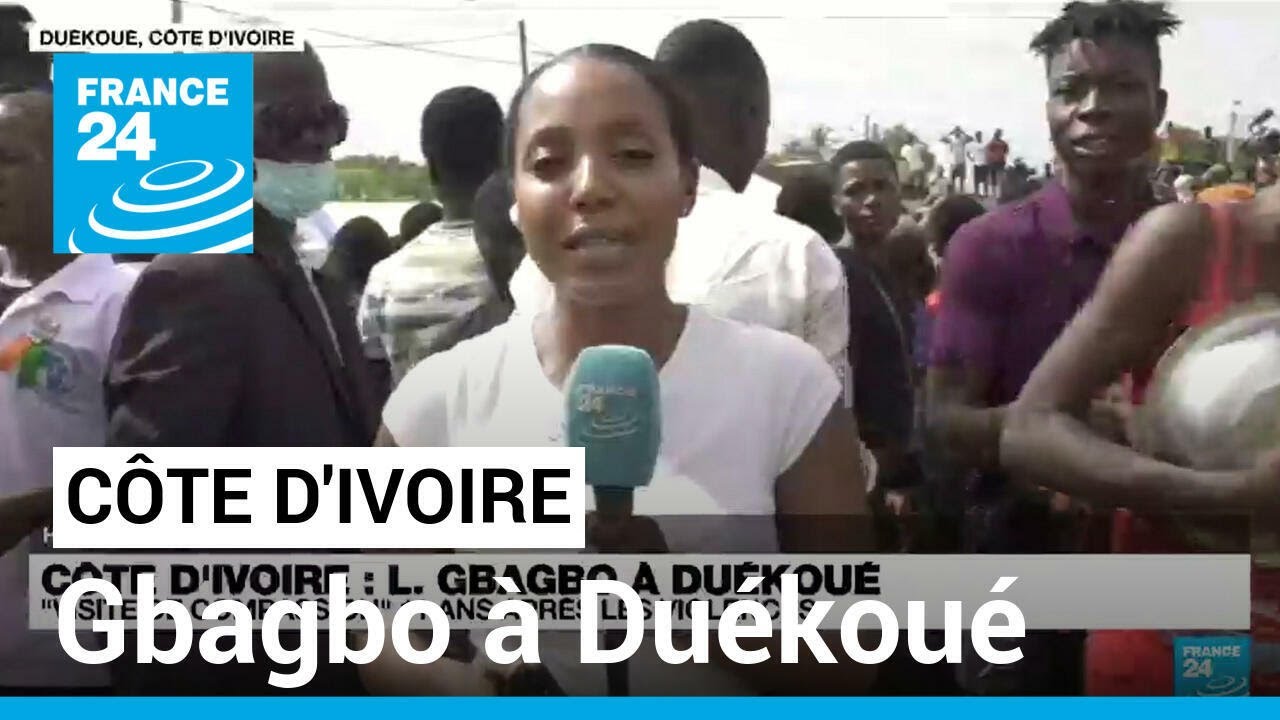 Côte d'Ivoire : Laurent Gbagbo en visite à Duékoué, 11 ans après le massacre • FRANCE 24