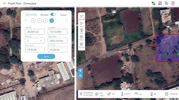 Agriculture Spraying Plan Using AeroGCS Software