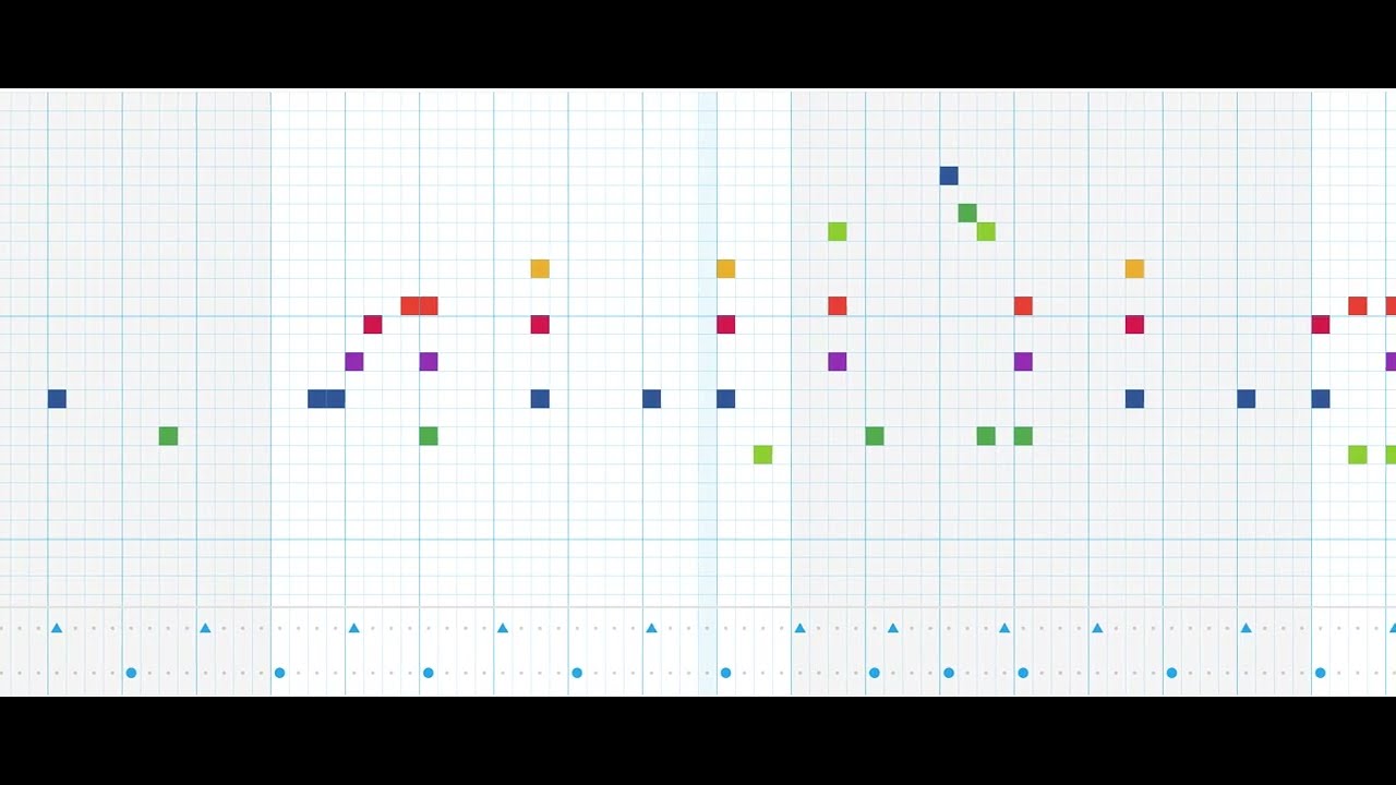 Chrome Music Lab Song Link -- Never Gonna Give You Up by Rick Astley