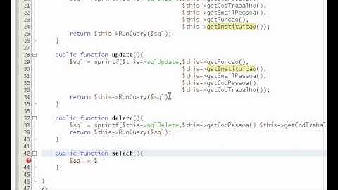 PHP OO - 07 - Implementando os métodos da Action