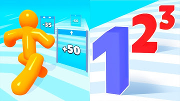 Number Master VS Tall Man Run Max - All Levels SpeedRun Gameplay Android iOS Ep1