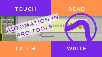 Pro Tools READ TOUCH LATCH WRITE - Wie Automation gelingt Tutorial