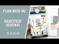 PLAN WITH ME | GRATITUDE JOURNAL